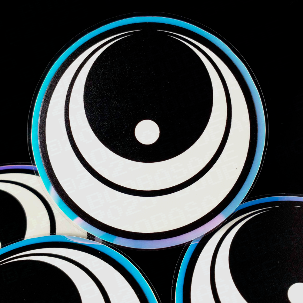 Sage Symbol - Order of Oppai Crest - Glow in the Dark Vinyl Foil Sticker